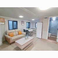 Maison préfabriquée écologique en acier extensible de 20 pieds, maison modulaire portable de luxe, mini-maison, villa mobile en acier, 1, 2 ou 3 chambres