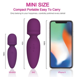 Vibrador Masajeador Mini Av Wand Amy 2024 con 10 Patrones de Vibración, Recargable por USB, 100% Impermeable para Mujeres, Estimulación del Clítoris y Punto <span class=keywords><strong>G</strong></span> - Product Image 6
