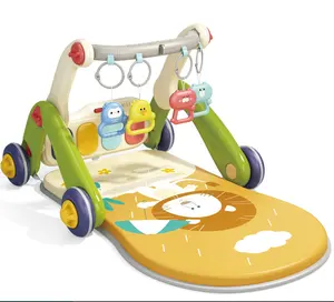 3 in 1 toddler baby walker stroller Multi-function piano stand stroller baby Music educational walker