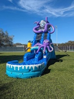 Toboggans aquatiques gonflables d'extérieur pour enfants et adultes, château gonflable, grande piscine, jeux aquatiques, location commerciale pour fêtes