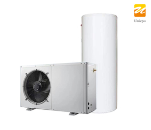 เครื่องทำน้ำร้อนแบบปั๊มความร้อน R410a 150 ลิตร ระบบหมุนเวียนน้ำแบบแยกส่วน สำหรับใช้ในบ้าน โรงแรม รถยนต์ และกลางแจ้ง - Product Image 3