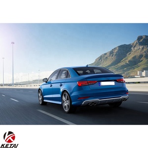 Diffuseur arrière style S3 pour <span class=keywords><strong>Audi</strong></span> <span class=keywords><strong>A3</strong></span> Berline <span class=keywords><strong>S</strong></span> 2017-2020, <span class=keywords><strong>prix</strong></span> usine, lèvre en PP pour un look sportif agressif - Product Image 2