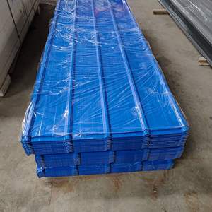 Binalar için yüksek kalite 0.45mm galvanizli PPGI okyanus mavi oluklu çelik çatı levhası - Product Image 6