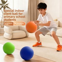 Ballon de basket silencieux tendance pour l'entraînement au dribble, taille 7, couleur unie, jouet sportif d'intérieur pour enfants, vente chaude sur le commerce électronique
