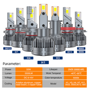 Empaque Personalizado SFIDA <span class=keywords><strong>V11</strong></span> 6000K 12V Faros LED para Automóvil - Ajuste Universal 55W 5500 Lúmenes 2 Años de Garantía H4/H7/9005/9006 Niebla - Product Image 6