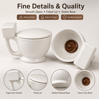 Mug Kopi Keramik 3D Kreatif Unik yang Dapat Disesuaikan, Cangkir Porselen Unik dengan Desain Khusus untuk Penggunaan Pribadi