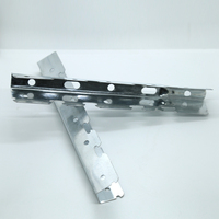 Conception moderne Acier Zinc Canaux de gypse pour plafond Système de cloisons sèches à goujons et rails en métal Plafonds suspendus à cadre en acier