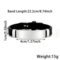 Bracelet minimaliste en acier inoxydable gravé avec plusieurs motifs, idéal pour le quotidien, cadeau de mode pour hommes et femmes