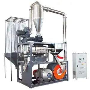 Máquina pulverizadora de residuos de plástico, equipo triturador de fabricación de polvo