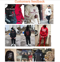 Nouvel ensemble de survêtement 2 pièces personnalisé pour homme : pantalon de jogging et sweat à capuche brodés