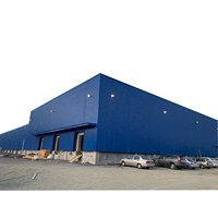 Mini entrepôt moderne en acier préfabriqué en libre-service Petits hangars de bâtiment extérieurs Conception d'atelier préfabriqué