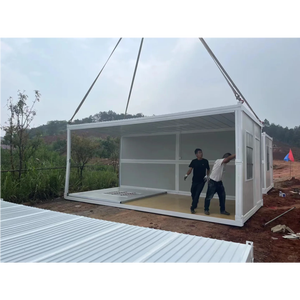 Contenedor plegable expandible hogar prefabricado envío plegado venta casas prefabricadas barato China Living precios contenedor plegable - Product Image 2