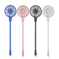 Mini Ventilador USB-C Portátil con Motor sin Escobillas, Enchufe Tipo-C, Listo para Usar, Ajustable en Múltiples Ángulos, Silencioso