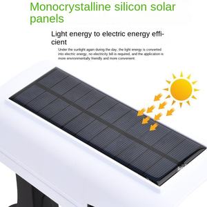 Cámara de Vigilancia Exterior con Simulación Solar, Iluminación de Seguridad Analógica, Sensor de Movimiento LED, para Jardín, Plástico, IP65 - Product Image 6