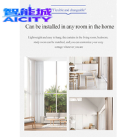 SQ Tuya - Abridor de Cortinas Inteligente Wifi, Control Remoto por Voz, Control Eléctrico Automático, Motor de Cortinas Inalámbrico, Robot