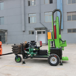 Portable 0-200 mètre de profondeur plate-forme de forage de puits d'eau à quatre roues petite plate-forme de forage de puits d'eau de <span class=keywords><strong>pneu</strong></span> - Product Image 6