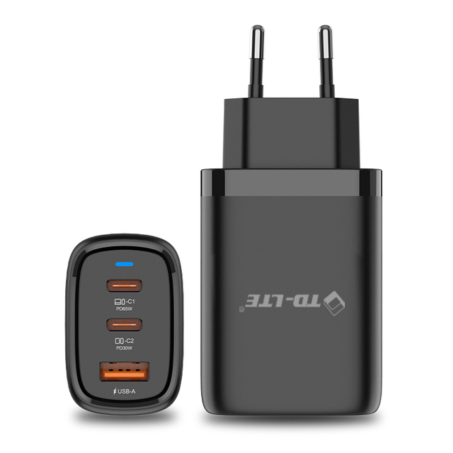Guangzhou Electronic Tech Co Ltd Electronic Wholesales Mobile Phone Accessories 65W GaN USB Type C Cell Phone Fast Chargers