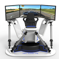 Machine d'arcade de course rotative à triple écran de qualité supérieure, équipement de divertissement commercial pour centre de divertissement intérieur et salle de jeux