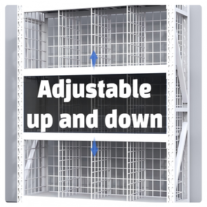 그리드가 있는 다층 다기능 창고 선반, 중장비 산업용 선반, 분류 보관 선반 - Product Image 3