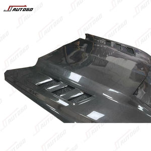 Modification automobile Conversion Remise à neuf Capot en fibre de carbone pour <span class=keywords><strong>Ford</strong></span> <span class=keywords><strong>Mustang</strong></span> 2015-2022 Mise à niveau au style TF - Product Image 4