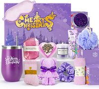 Coffret cadeau pour la Saint-Valentin et la fête des mères, boule de bain et bougie parfumée, savon, ensemble souvenir parfait