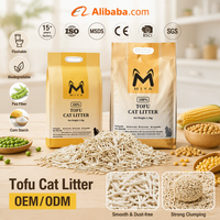 MIYA Fibres de pois et amidon de maïs parfumé à la lavande, écologique, biodégradable, jetable dans les toilettes, faible teneur en poussière, agglomération rapide, contrôle des odeurs, ISO9001