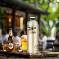 Kingstar Chenpi Chinees Ambachtelijk Bier Premium Ale 1L*6 Kruidenbier Aluminiumblikjes Flessen Lichte Kleur Natuurlijke Smaak 4.1% ABV