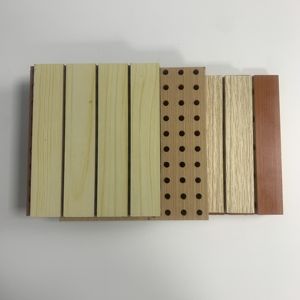 Panneaux acoustiques modernes personnalisables à succès, finition placage, panneau mural insonorisant pour hôtels, modèle 3D, écologique - Product Image 1