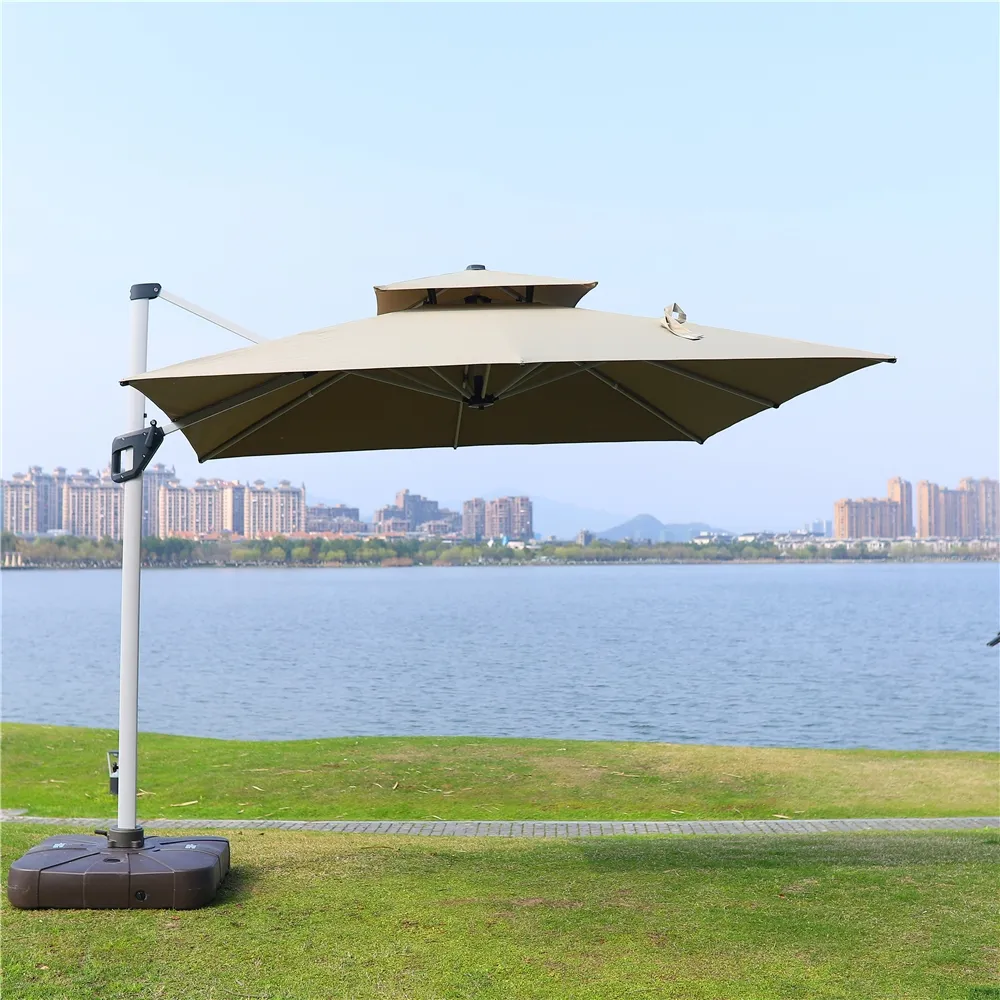 _ Bedwyr personalizar restaurante venta al por mayor gran paraguas al aire libre para el negocio de la tienda