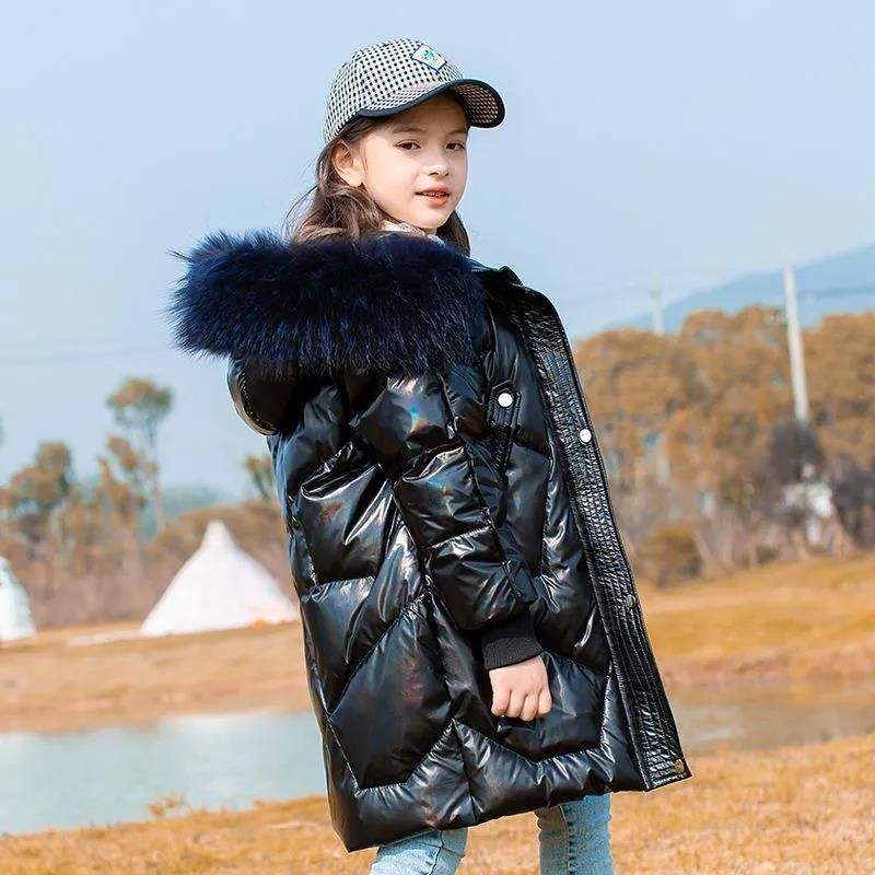 Leather Junior Parka Jackets Stefano Ricci Puffer Jacket Junior - Main Image
