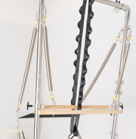 Érable ou chêne bois pilates réformateur demi trapèze studio clinique pilates réformateur tour