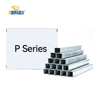 Grapas Rhinails Serie P de Corona Ancha 16GA P2516-P2550 Galvanizadas Neumáticas para Cierre de Cajas, Embalaje Industrial, Venta al por Mayor OEM