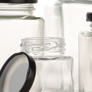 Nhà Máy Bán Buôn Hình Vuông Lọ Thủy Tinh Mứt Lọ Với Twist Off Nắp Lọ Mật Ong - Product Image 5