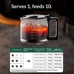 <span class=keywords><strong>Cafetera</strong></span> <span class=keywords><strong>Espresso</strong></span> Semiautomática con Pantalla Digital, 1000W, Portátil, Cuadrada, de Acero Inoxidable, para Uso Doméstico - Product Image 4