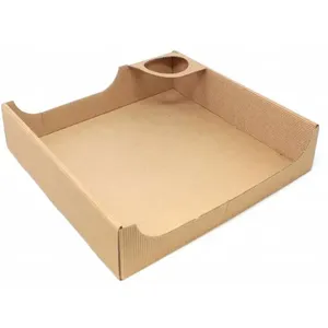 Bandeja de cartón ecológica, merchandising sostenible - Product Image 1
