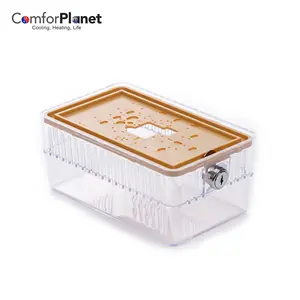 HVAC Factory price clear Thermostat box with lock Prevent Tampering universal plastic thermostat guard for air conditioning