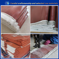 Compensateur d'expansion rectangulaire résistant aux températures élevées pour conduites de désulfuration des gaz de combustion, en fibre non métallique