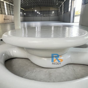 물 놀이 공원을위한 핫 세일 풍선 부력 텐트 하우스 화이트 플로팅 독 플랫폼 - Product Image 6