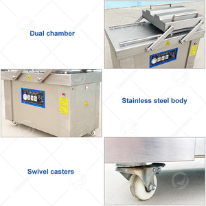 Selladora de Paquetes de Una o Dos Cámaras OCEAN Professional, Máquina de Envasado <span class=keywords><strong>al</strong></span> <span class=keywords><strong>Vacío</strong></span> para Nueces de la India, Pescado y Carne con Gas - Product Image 3
