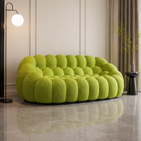 Sofá Seccional de Espuma con Certificación CE, Sofá Cama Enrollable de Esponja de Alta Densidad para Hogar Moderno, Hotel, Apartamento, Fabricante OEM