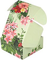 Caja de Regalo de Papel con Diseño Floral Plegable y Elegante, con Productos para el Cuidado de la Piel, para el Día de la Madre, Bodas, Días Festivos