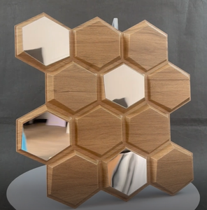 Pannello Murale 3D Moderno in PVC con Effetto Specchio per Rivestimenti <span class=keywords><strong>Interni</strong></span>, <span class=keywords><strong>Rivestimento</strong></span> in PVC per Hotel, TV, Soffitti, Ville, Design Decorativo per Pareti Interne - Product Image 2