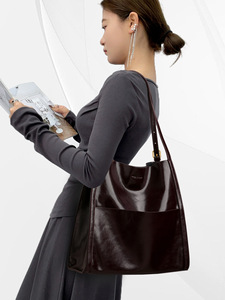 Nuevas Bolsas de Mensajero de Alta Calidad para Mujer, Bolsos de Mano de Cuero Genuino, Bolsos Cruzados, Bolsos de Hombro para Mujer, Bolsos Tote con Asa Superior - Product Image 4