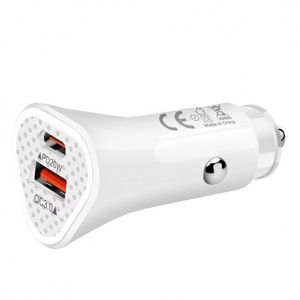 ที่ชาร์จในรถยนต์แบบสองพอร์ต PD 38W ชาร์จเร็ว พร้อมไฟแสดงสถานะ LED สำหรับใช้กับรถยนต์ 12-24V - Product Image 2