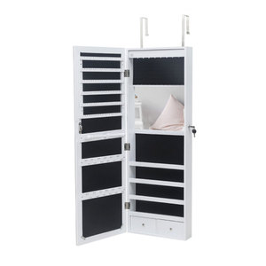 מכירה לוהטת באיכות גבוהה יוקרה אחסון ארון מראה מראה מעמד תכשיטי ארון - Product Image 5