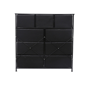 Household Multifunctional Non-woven 9 <b>Drawer</b> Clothes <b>Storage</b> Cabinet Dresser Fabric Closet Organizer - Product Image 5