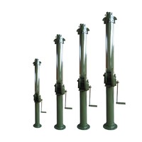Mât télescopique manuel de 15 m le plus vendu, support de levage réglable, colonne télescopique pour antenne, éclairage nocturne, vidéosurveillance