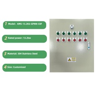 Caja de Control de Arranque/Parada de Motor de 6 Canales, Resistente, para Riego Agrícola y Estaciones de Mezcla