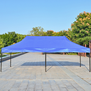 Tonnelle commerciale pliante télescopique à quatre pieds pour exposition, protection solaire, idéale pour les activités extérieures - Product Image 1