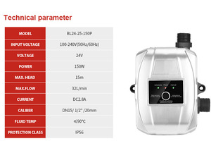 Pompe à eau à démarrage <span class=keywords><strong>automatique</strong></span> DC, chauffe-eau domestique, booster, pompe solaire <span class=keywords><strong>pour</strong></span> puits, aimant permanent - Product Image 2